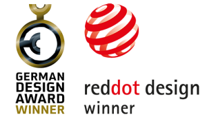 Logo German Award und reddot design für modulWERK 1.0 und 1.1